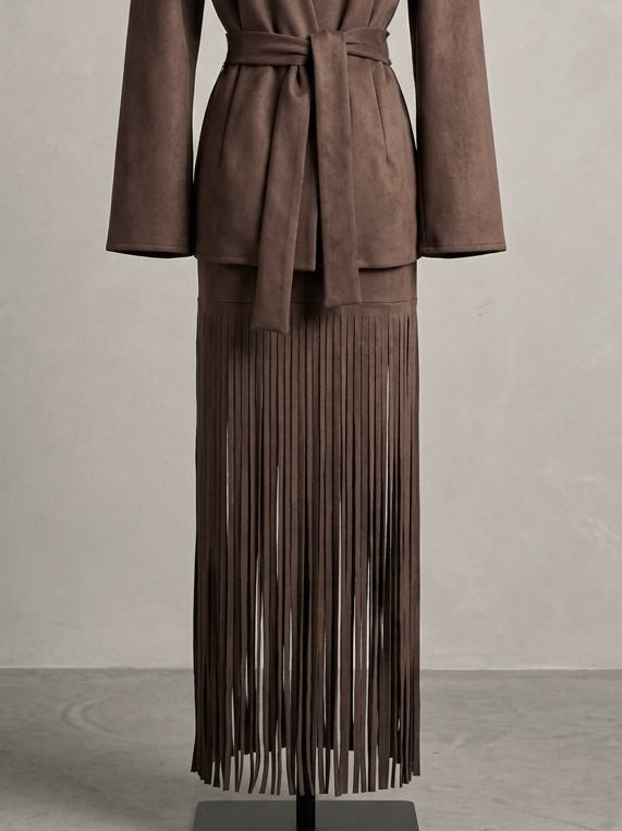 Carmela Fringe Skirt