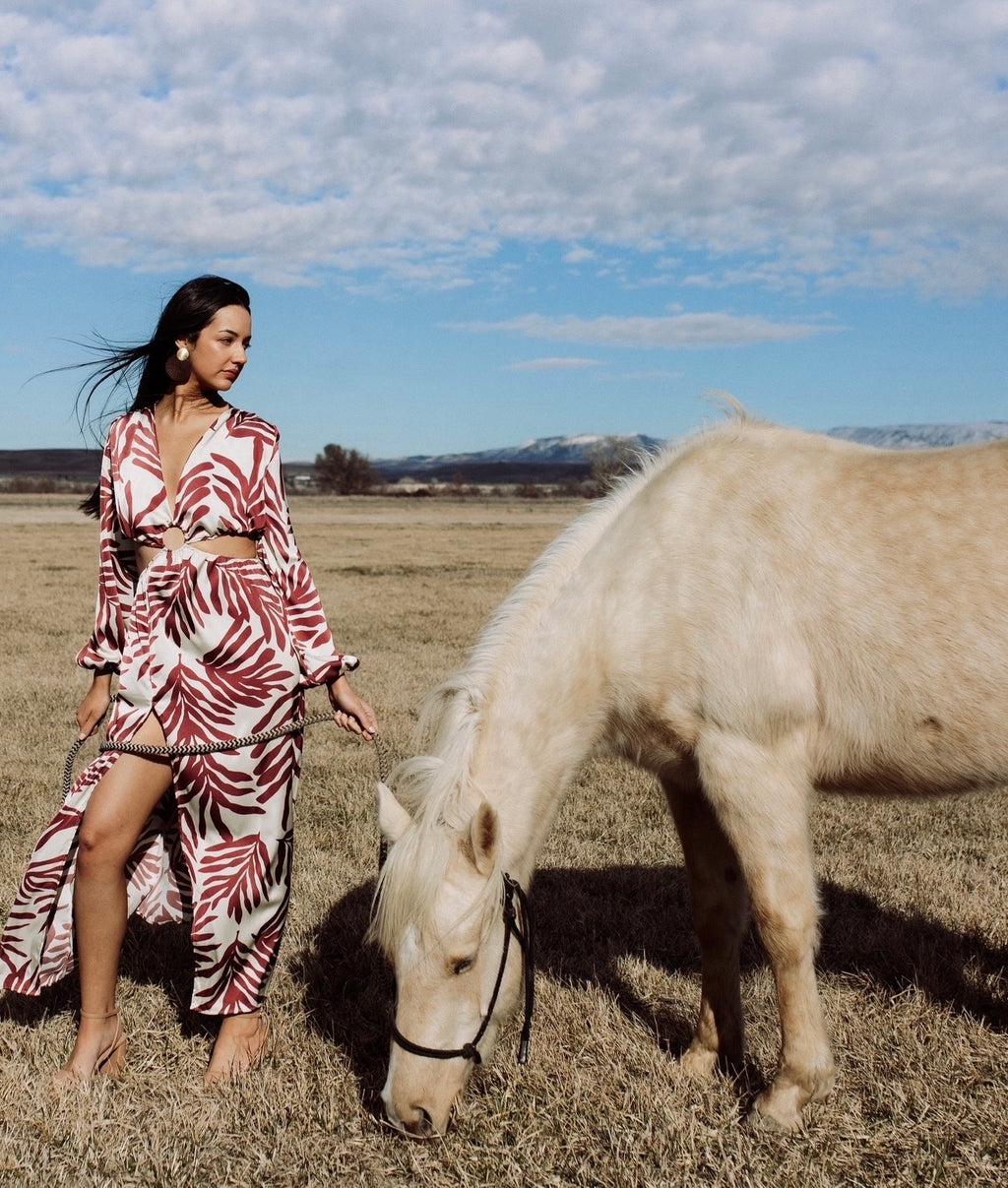 Cayena Palms Maxi Dress – Limited Edition