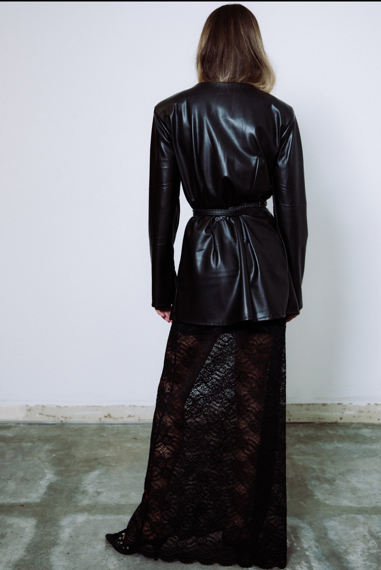 Brooklyn faux leather jacket- Made to order