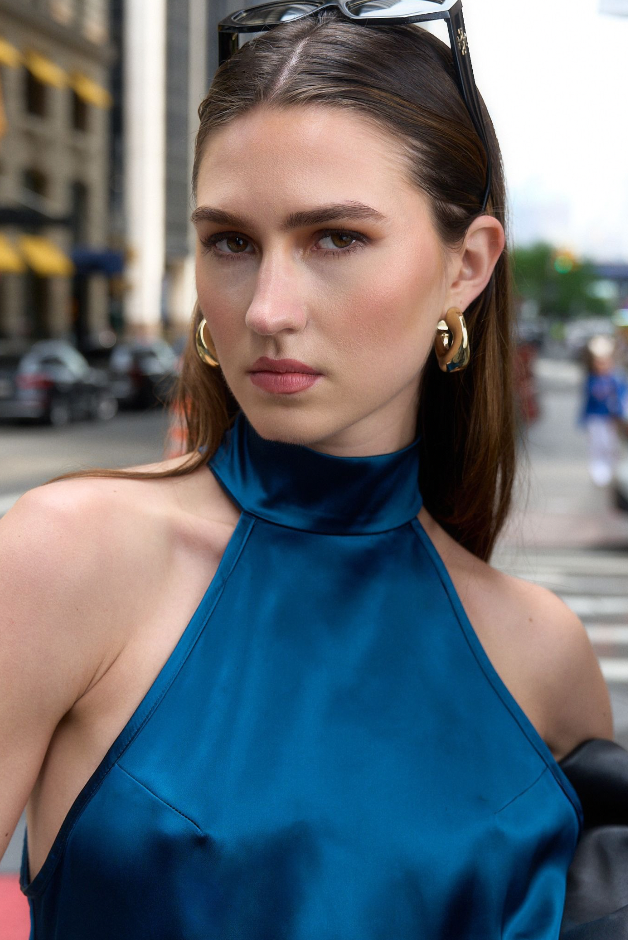 Mar Asymmetric Turtleneck Top