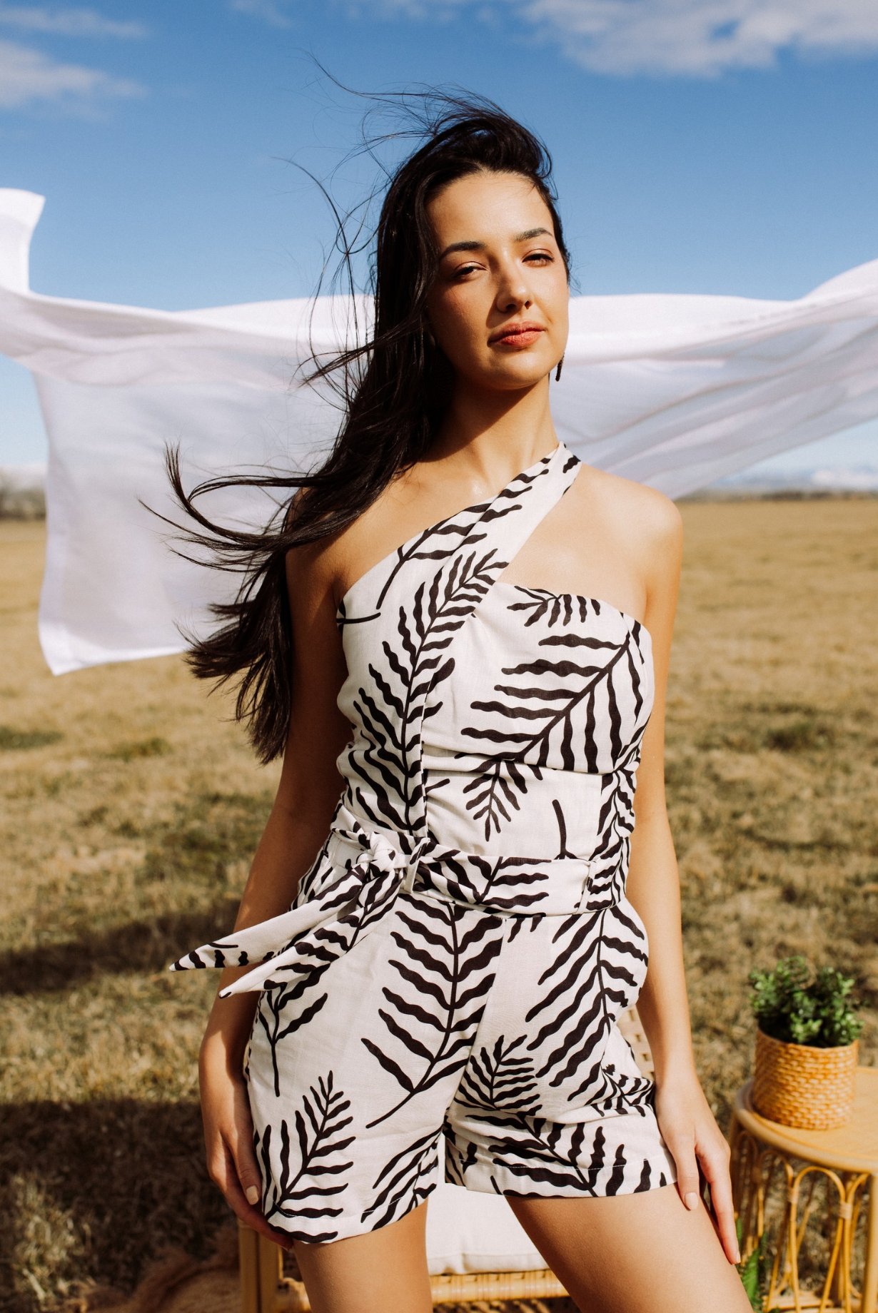 Asymmetric Carmela Romper
